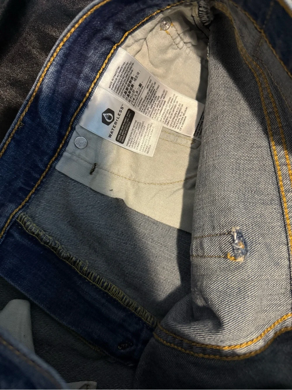 Levi's Men's Slim Straight Blue Denim Jeans